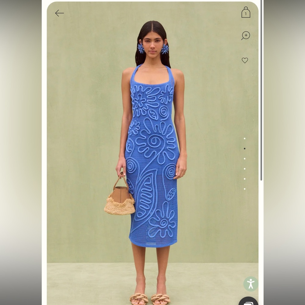 Cult Gaia Nissa Dress in Blue (Capri) SOLD